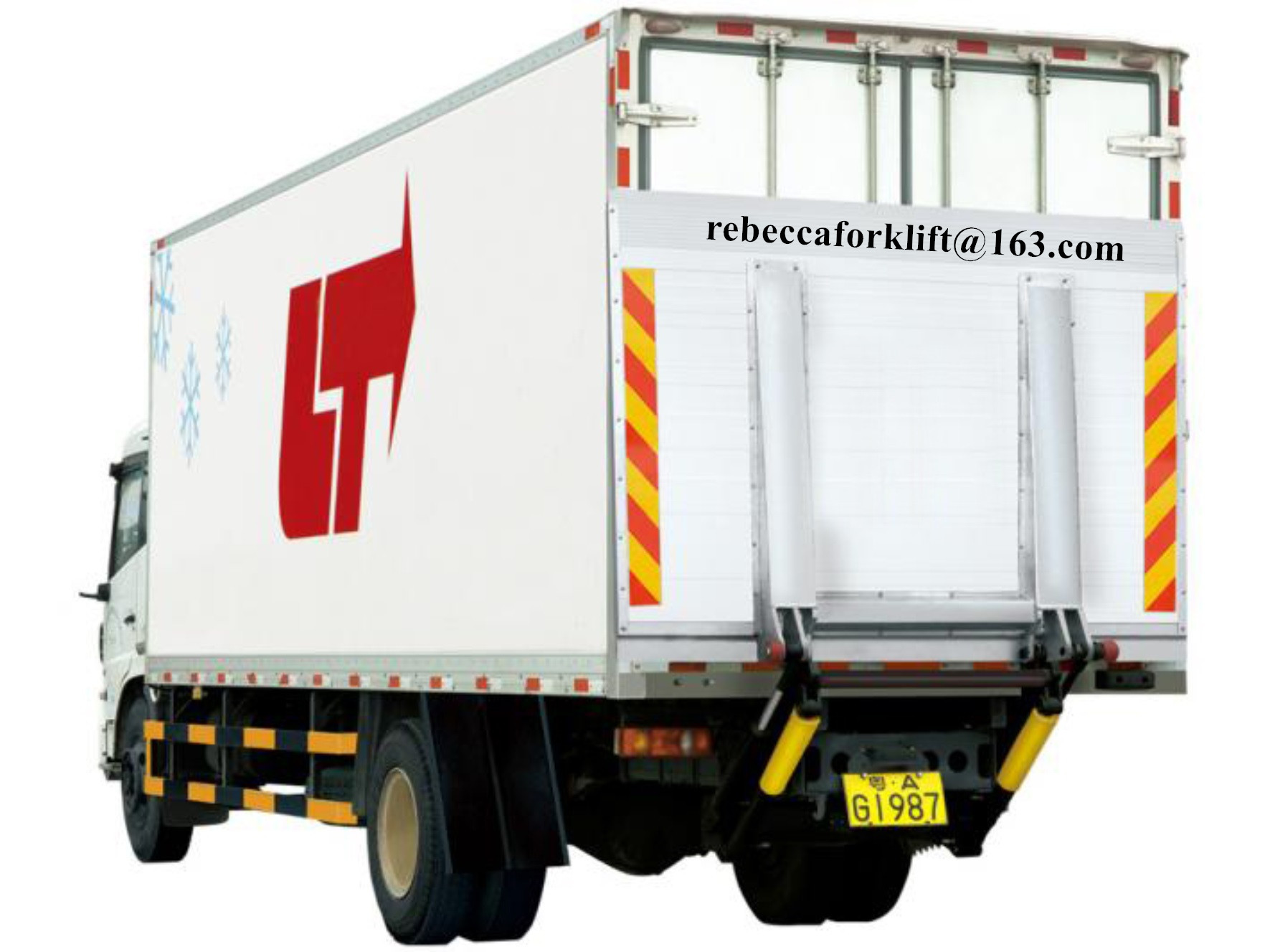 2000kg Aluminum Tail Lift Truck , Hydraulic Tail Lift For For Cargo Loading And Unloading
