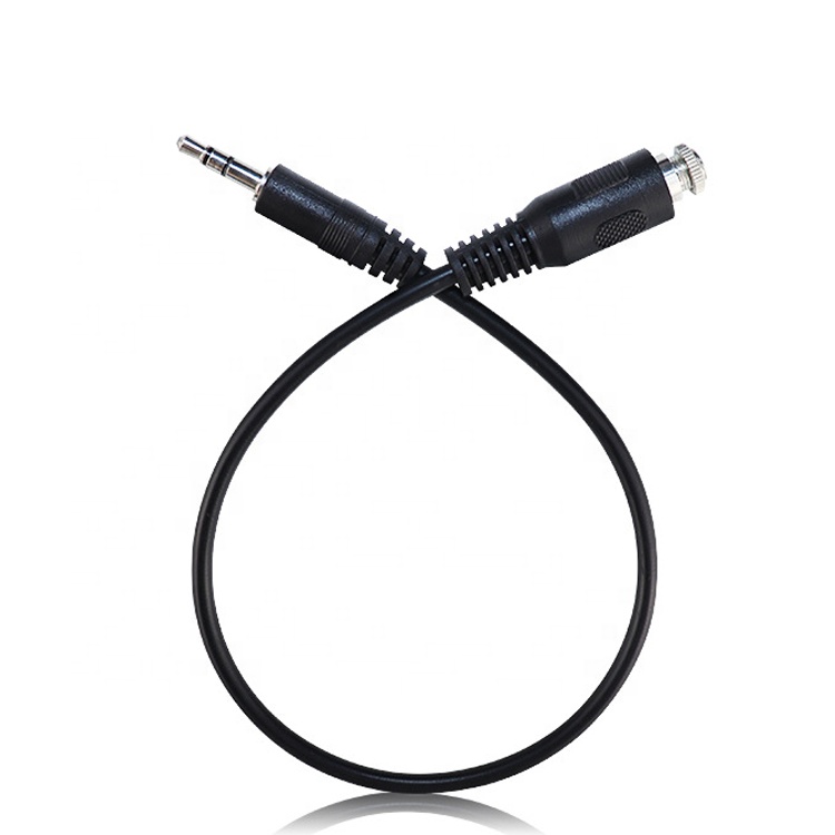 Screw Male to Female 3.5mm 3 Poles TRS Audio Jack Cable