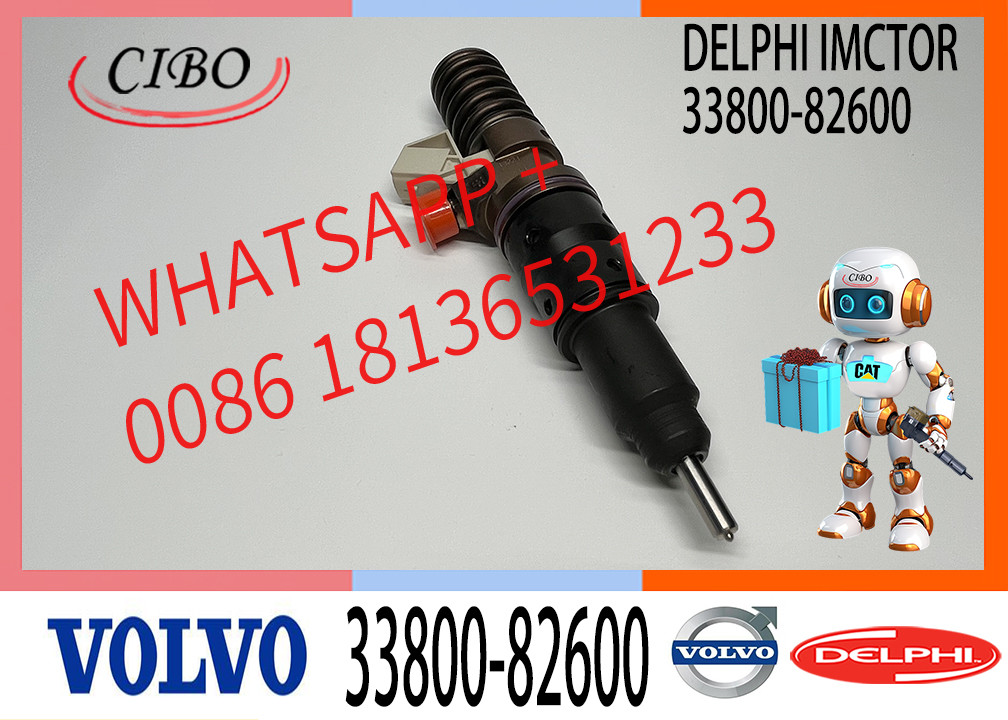 Diesel Injection System Parts Diesel Fuel Injector33800-82610 BEBJ1FO70010 33800-82600 23771400 Diesel Injector For VOL-VO