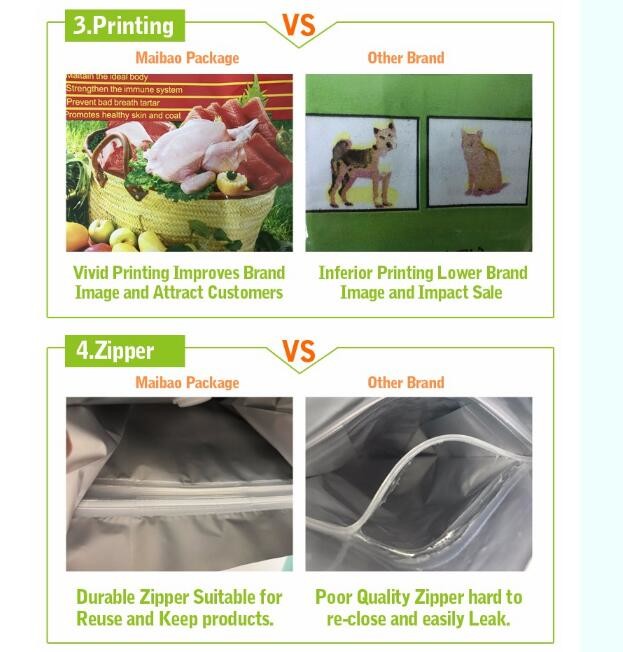 Trade Assurance Custom Printed Flat Bottom Resealable Aquatic Animals Meal Food Packaging Fish Pouch