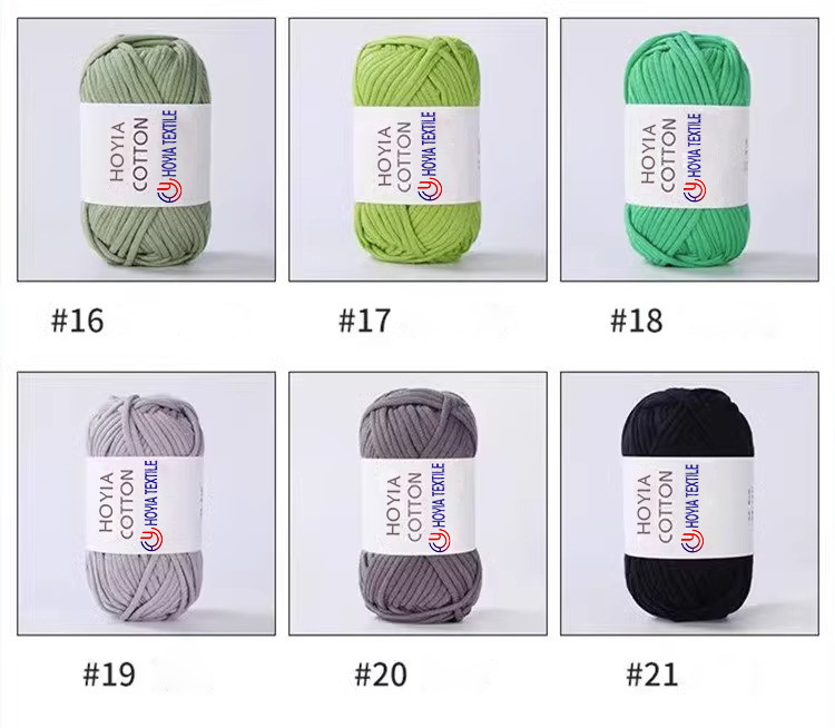 70% Cotton 30% Nylon Core Tape Yarn For Crafting And Crochet Beginners