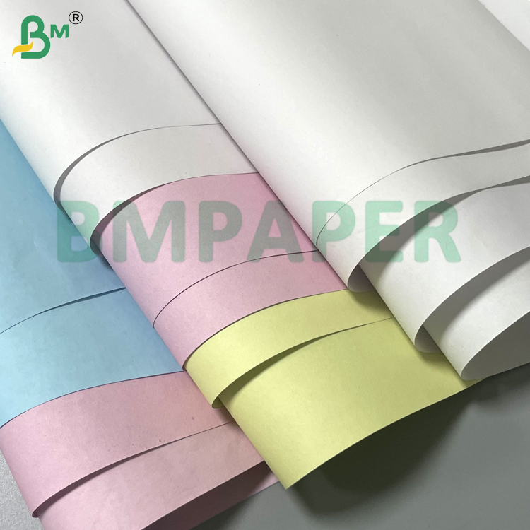 48g 55g 60g Uncoated Carbonless Paper for Computer Printing CB CFB CF Invoice Rolls