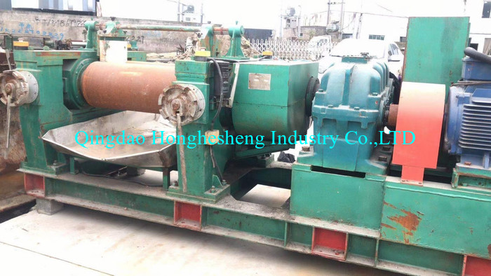 450V Second Hand Used Rubber Open Mill Two Roll Mixing Mill Machine