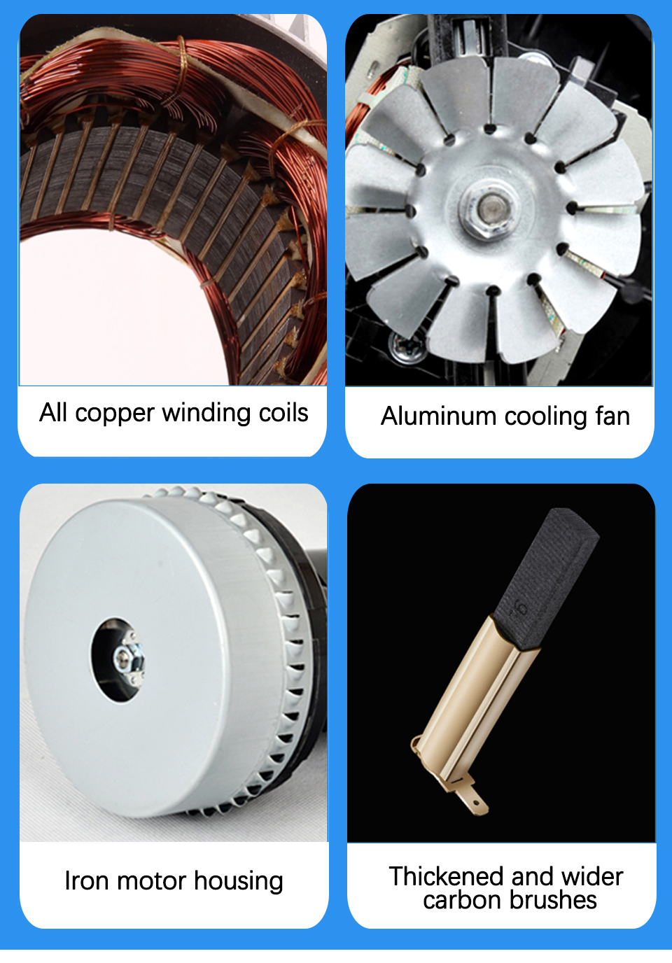 110V 220V Brushless Ac Motor Wet Dry Long Life ODM For Seeder