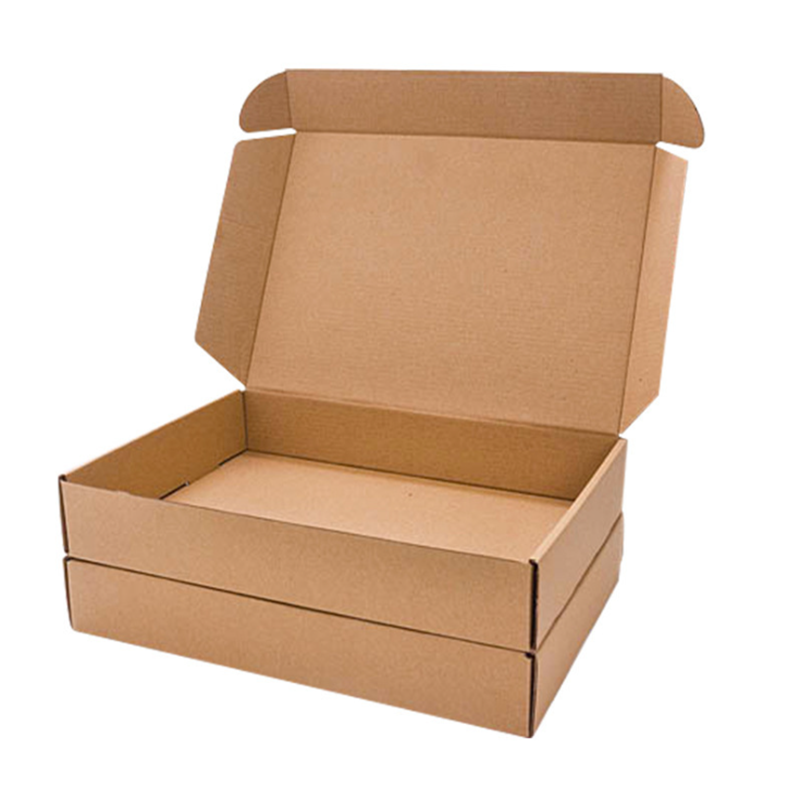 Brown Collapsable Kraft Indestructo Mailers Shoe Box 6x4x2 For Clothing Underwear Packaging