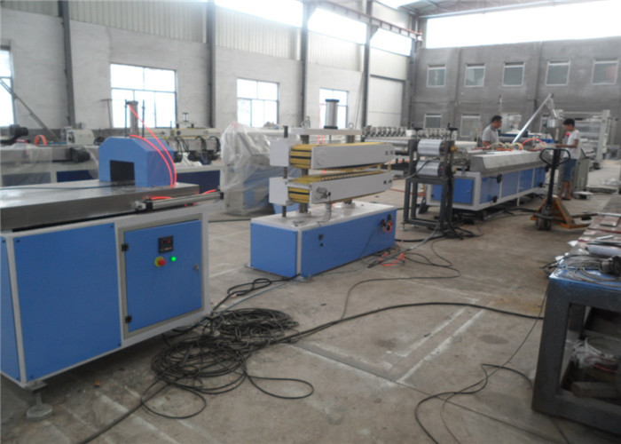 Eco-friendly Plastic Profile Production Line , PP PE PVC Hollow Profile Extruder