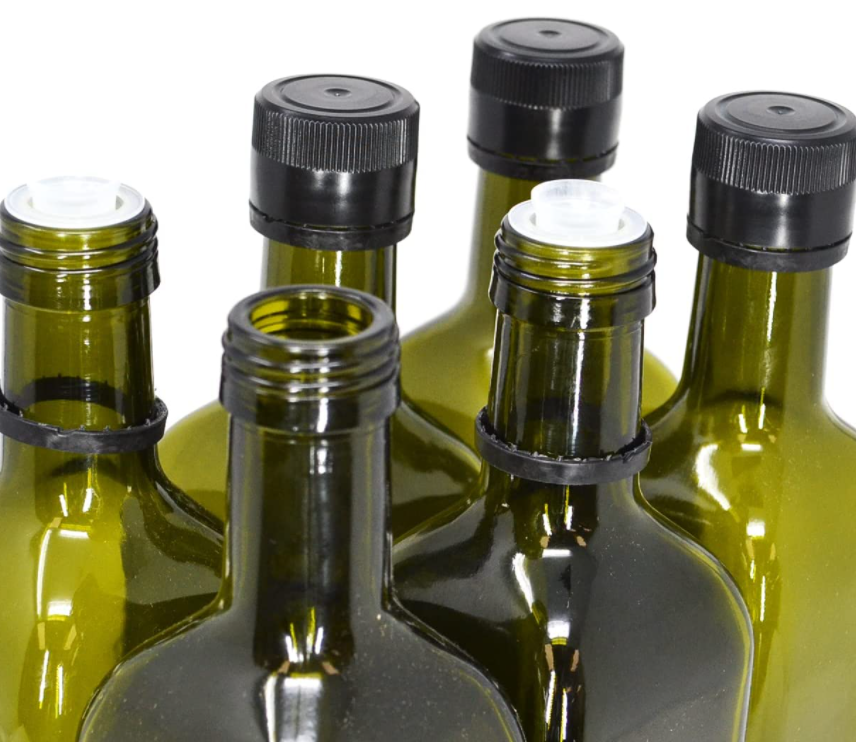 250ml/500ml Olive Oil Mason Jar Kitchen Bottle in Dark Glass Hot Stamping for Kitchen