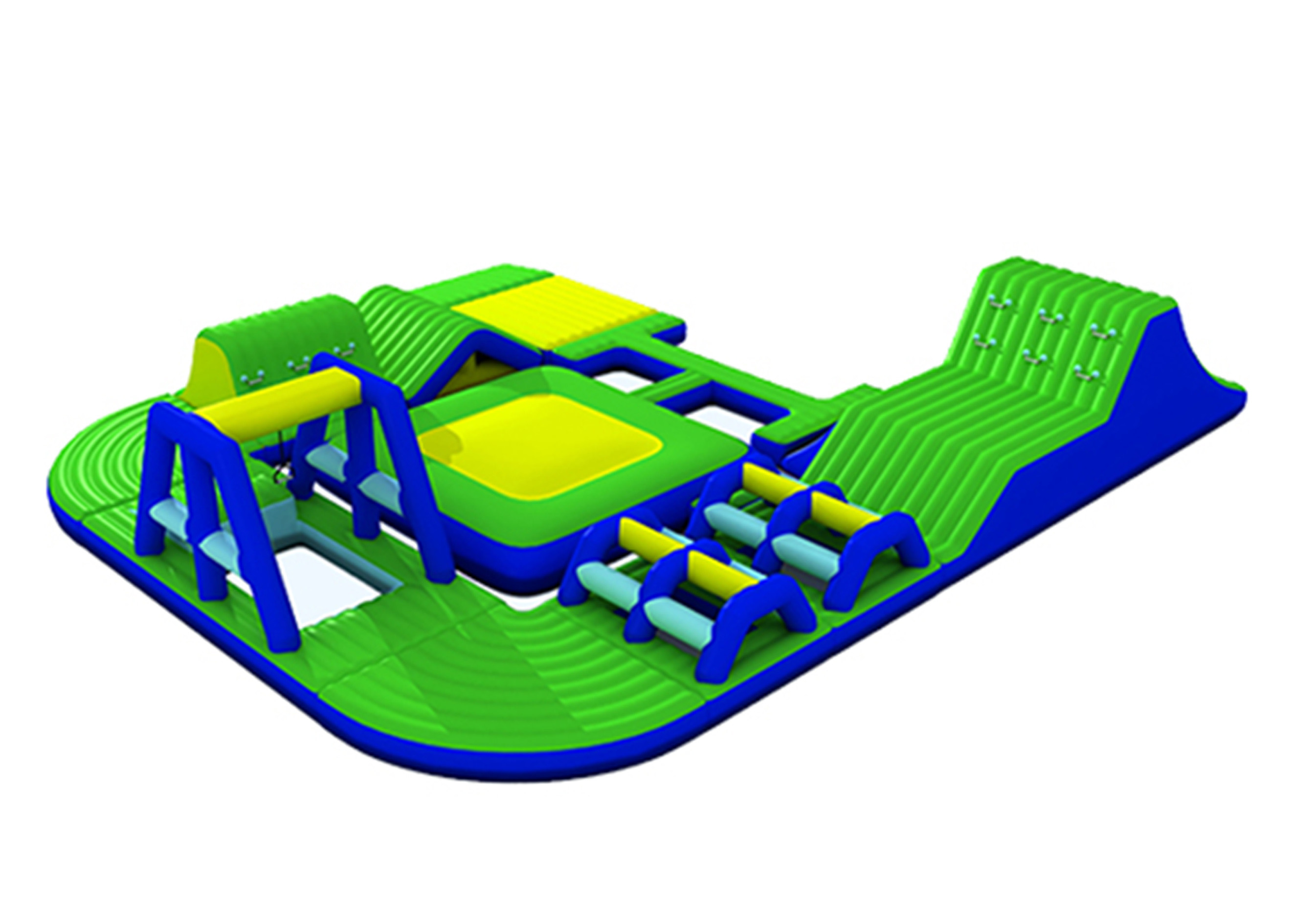 Funny Water Sport Equipment Inflatable Floating Water Park For Family Activity