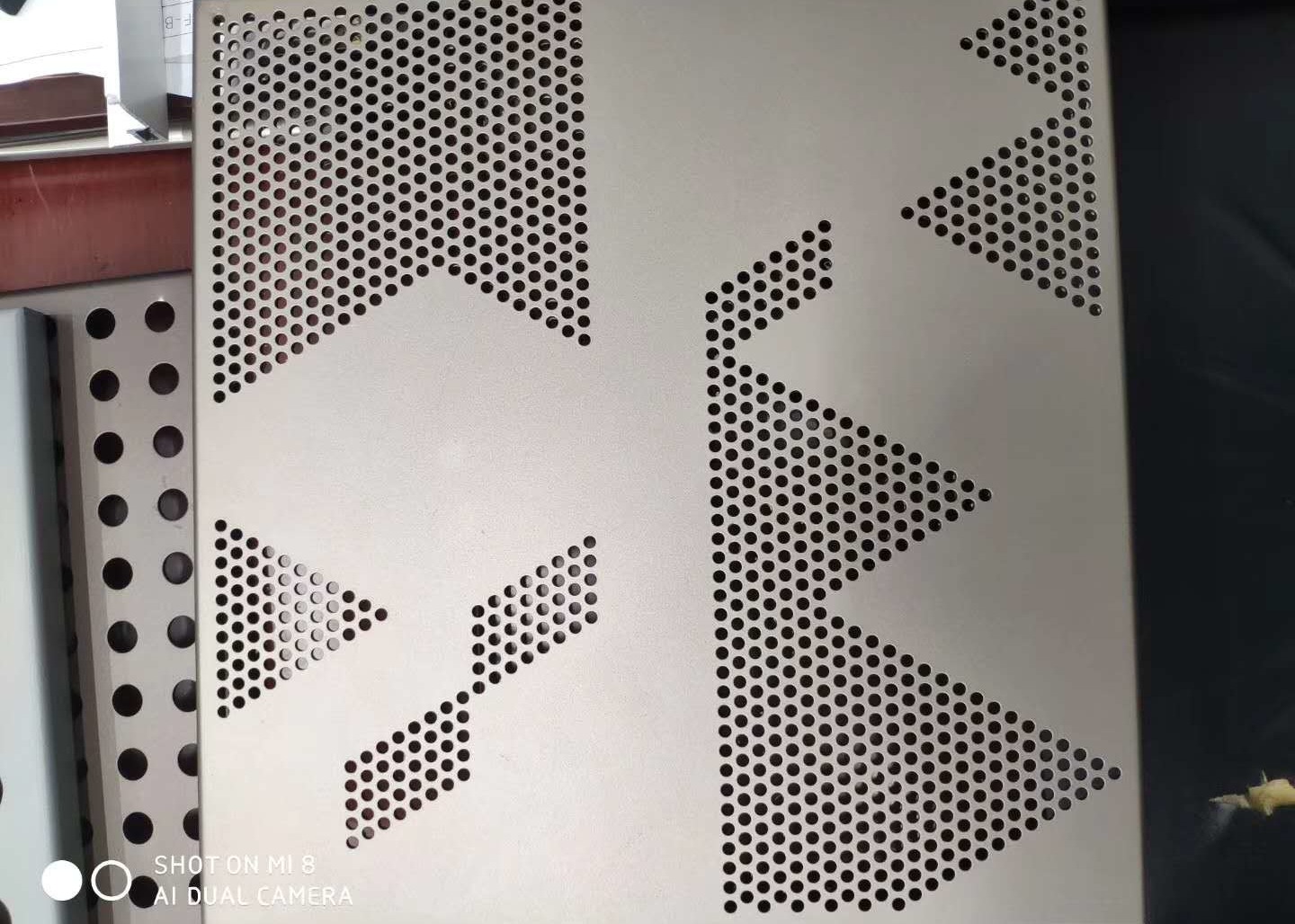 Galvanized Square Hole Perforated Metal Mesh Sheet 0.8mm Thickness