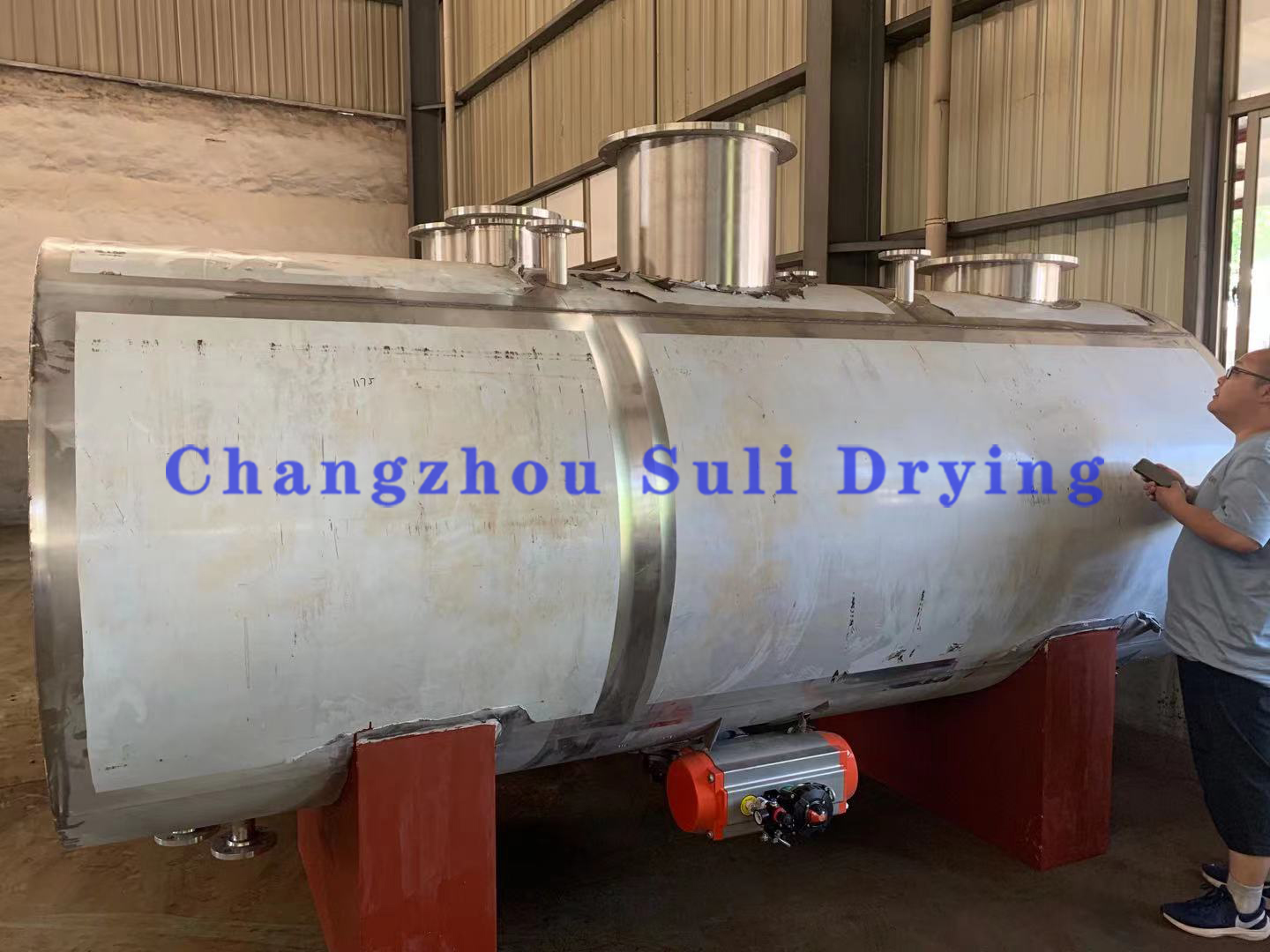 Salicylic Acid Vacuum Rake Dryer SUS304 316L Industrial Vacuum Dryer