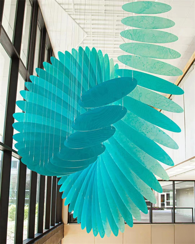 2.8mm Opaque Blue Perspex Glass Color Acrylic Sheet MMA Material