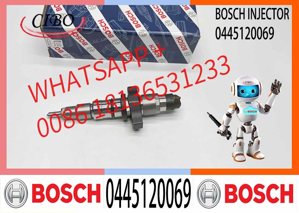 Diesel Common Rail Fuel Injector Nozzle 0445120069 For Engine 3976646/4930440/5254684