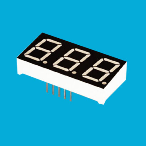 0.4 Inch Epaper Led Display White 3 Digit 7 Segment