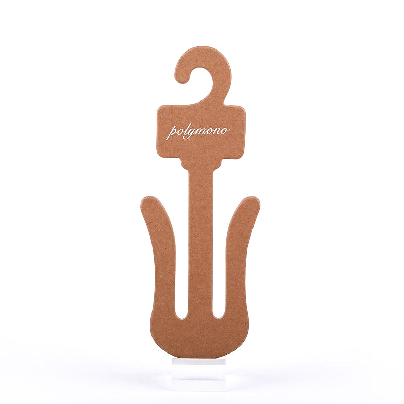 Printed Coat Cardboard Hangers Kraft 2MM Cardboard Clothes Hangers