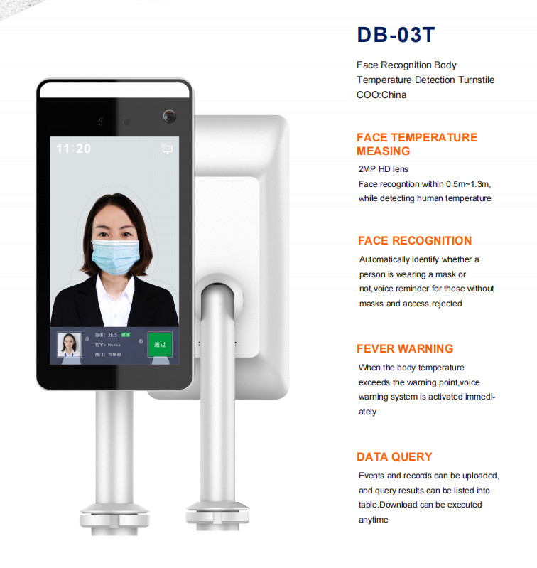 Embedded LINUX Face Recognition Attendance Machine NIR 800*600 15fps