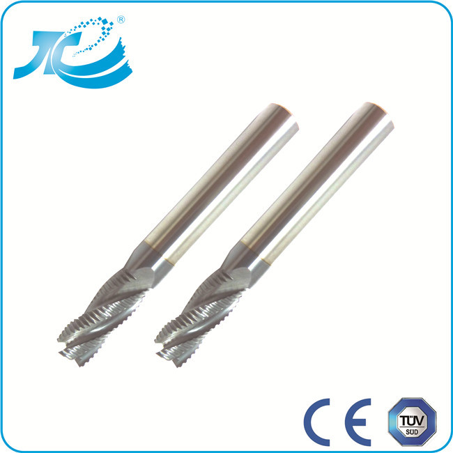 Coating Tungsten Steel Roughing End Mill Feeds Speeds 6 - 20 mm Diameter