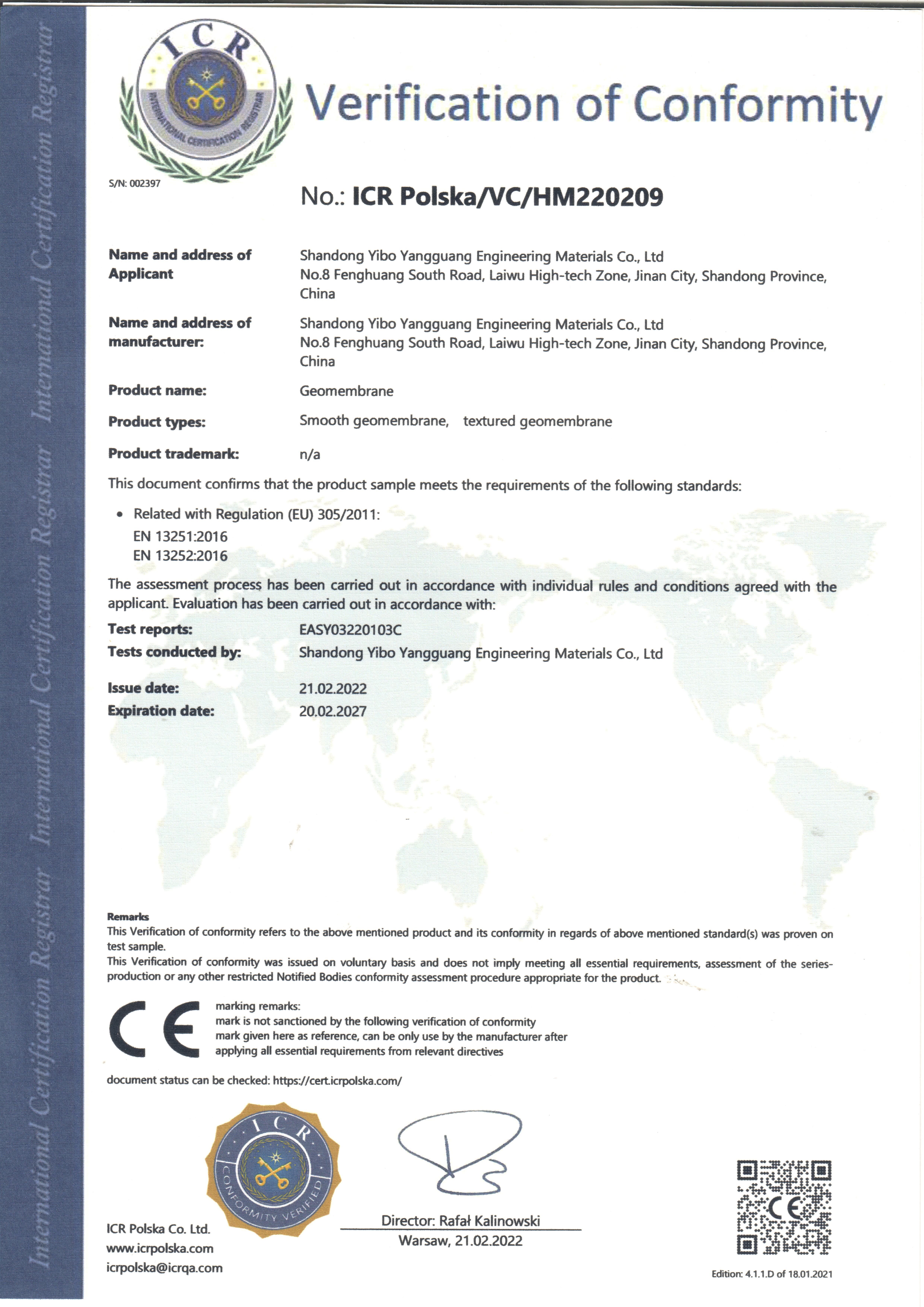 Drainage Engineering Solution 3D Geocomposite Drainage Mat with 5mm-12mm Geonet Core