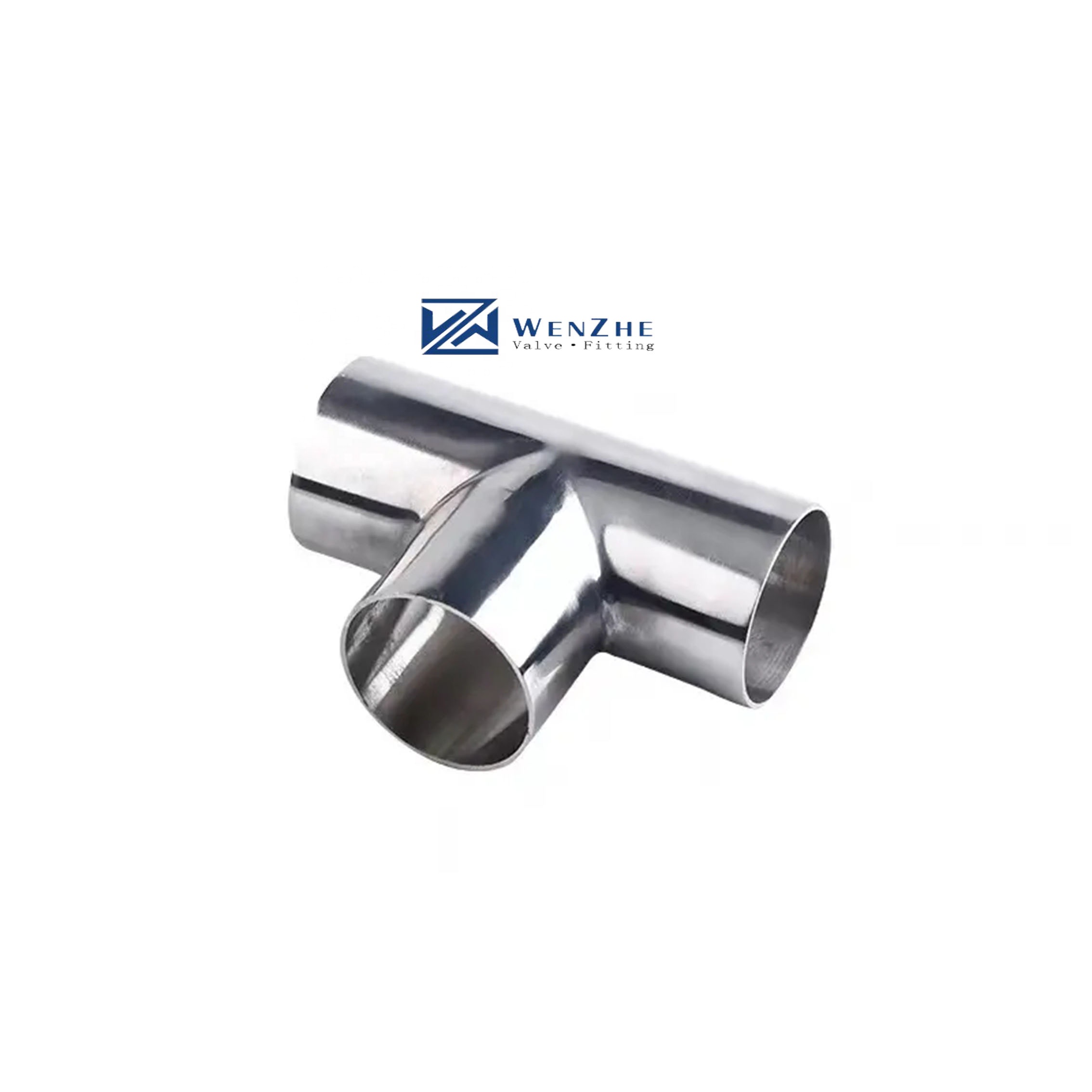 1/4''-4.0'' Size Sanitary Welding Tee Connector Pipe for Industrial SS304/316 Material