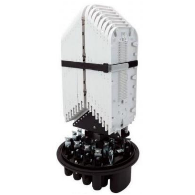 Capacity Dome Closure for Anti Lateral Pressure Fiber Optic Splice Junctions in FTTH