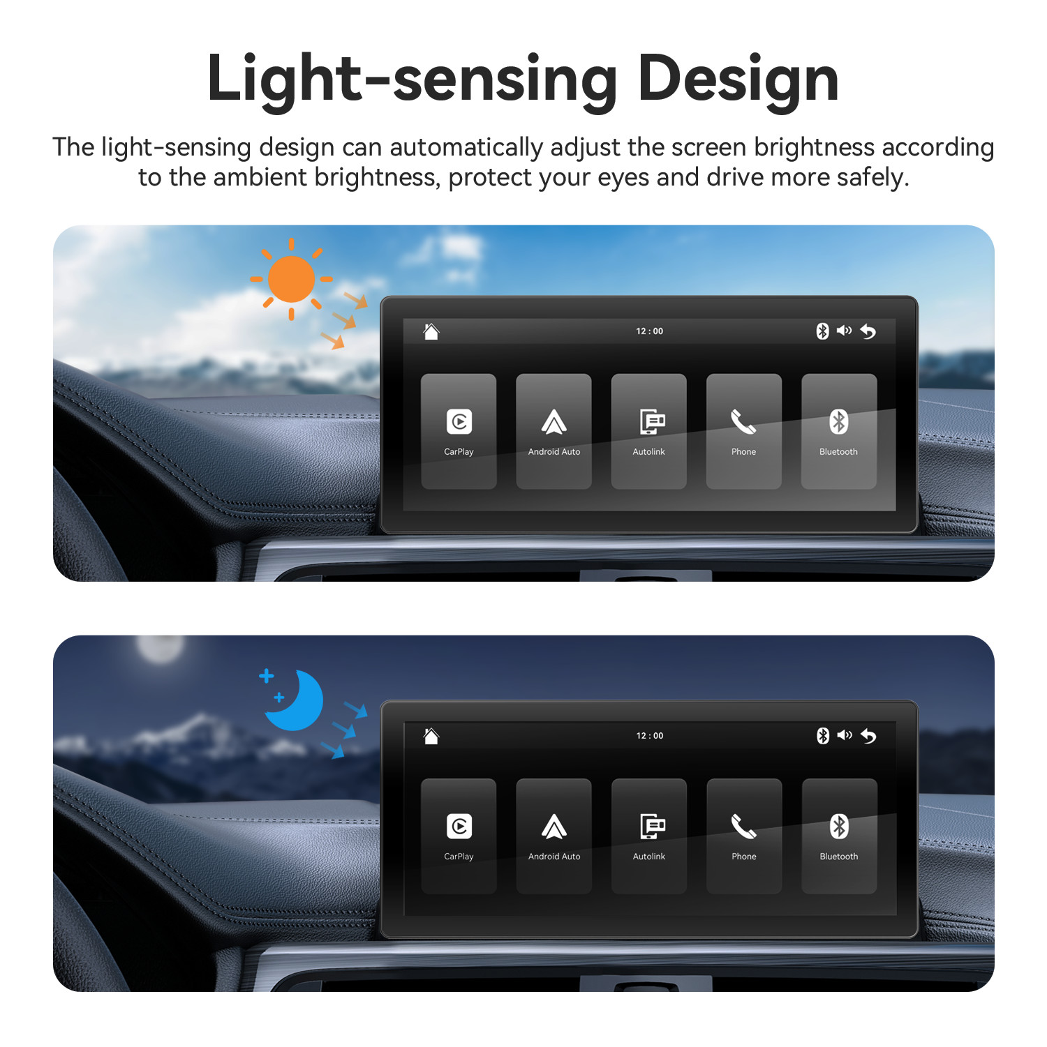 HD 8.8 Inch Wireless and Wired Carplay Android Auto Monitor For VOLKSWAGEN