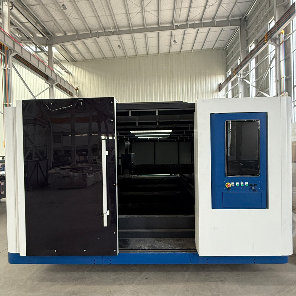 Dual Drive Rack Pinion Transmission System Exchange Table Laser Cutting Machine With BOCHU Control System
