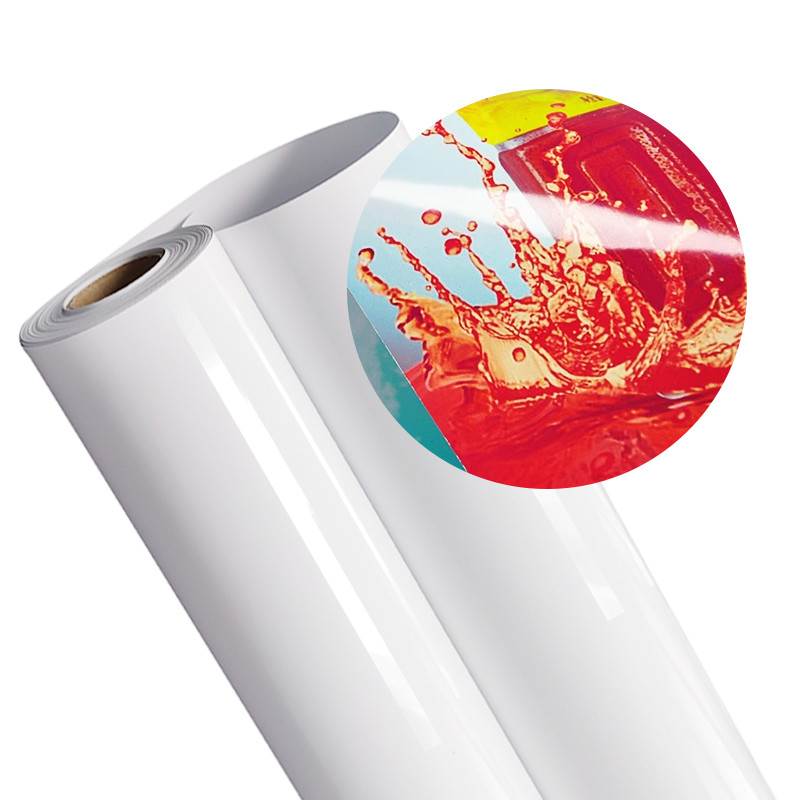 200mic Pigment Inkjet Poster Banner Polypropylene 200mic Glossy PP Synthetic Paper Roll