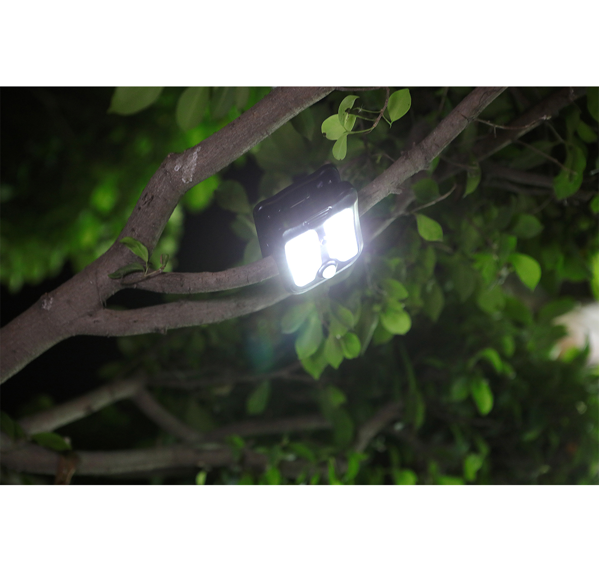 IP65 Rated Garden Solar Sensor Light with 300lm Luminous Flux and Portable Design