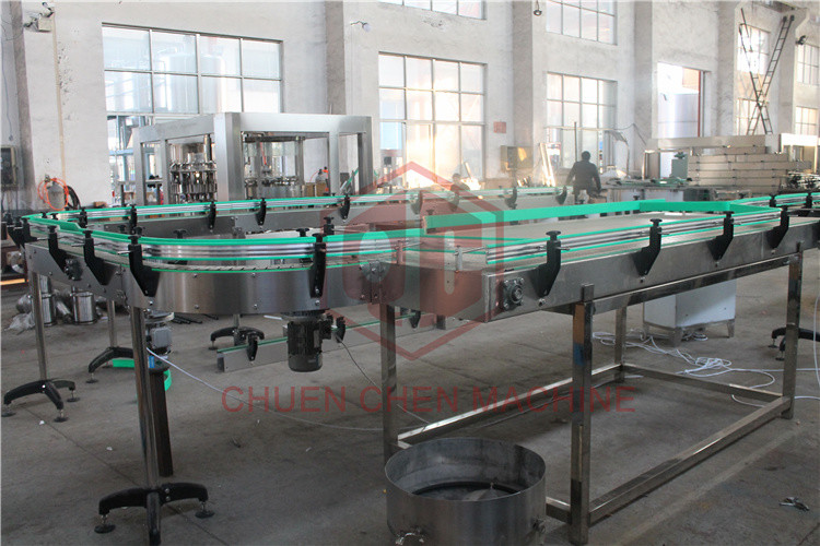 Industrial Filling Capping And Labeling Machine With Belt Conveyor System