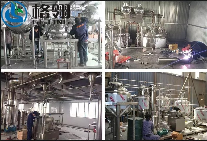 Vacuum Double Effect Evaporator Evaporator For Mango Juice Concentration