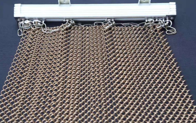 Aluminum Chain Link Decorative Curtain Architectural Wire Mesh