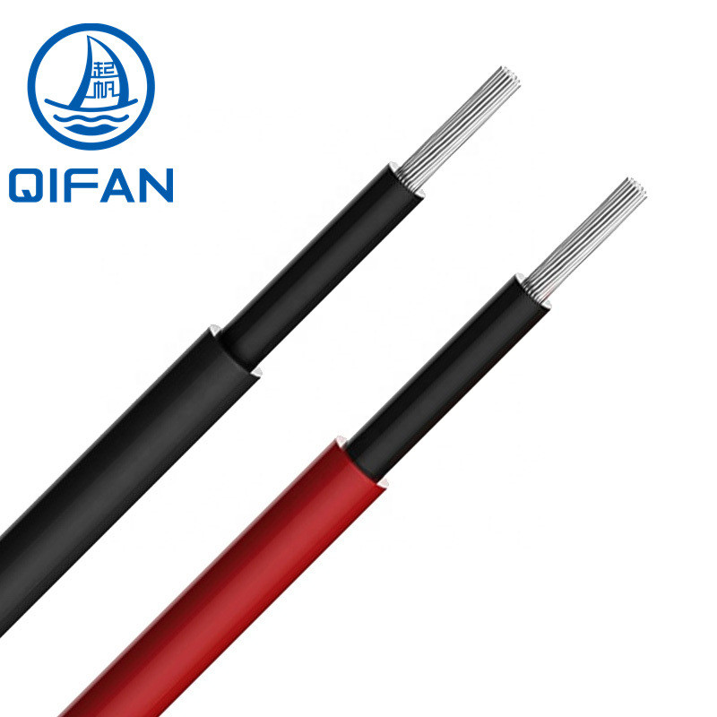 Xlpo Solar Connector 2 X 4.0mm2 Twins Solar PV Cable For Construction
