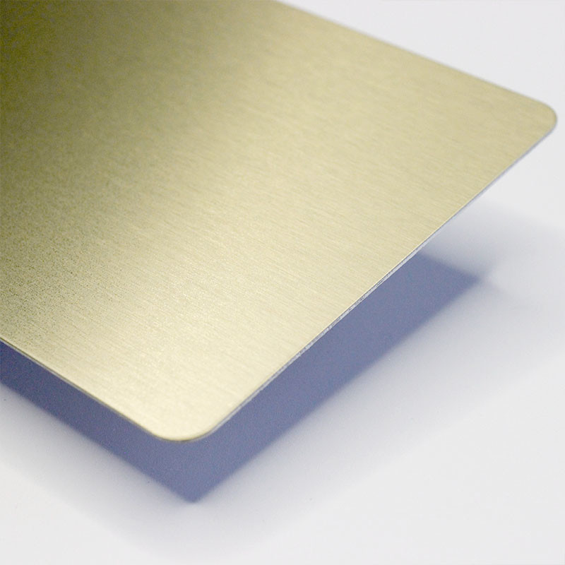 No.4 Brushed Stainless Steel Sheet 304 Grade Corrosion Resistant