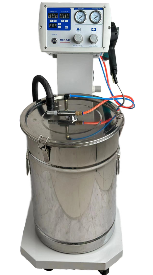 Easy To Clean Automatic Powder Spraying Machine Eco Friendly Safety Operation