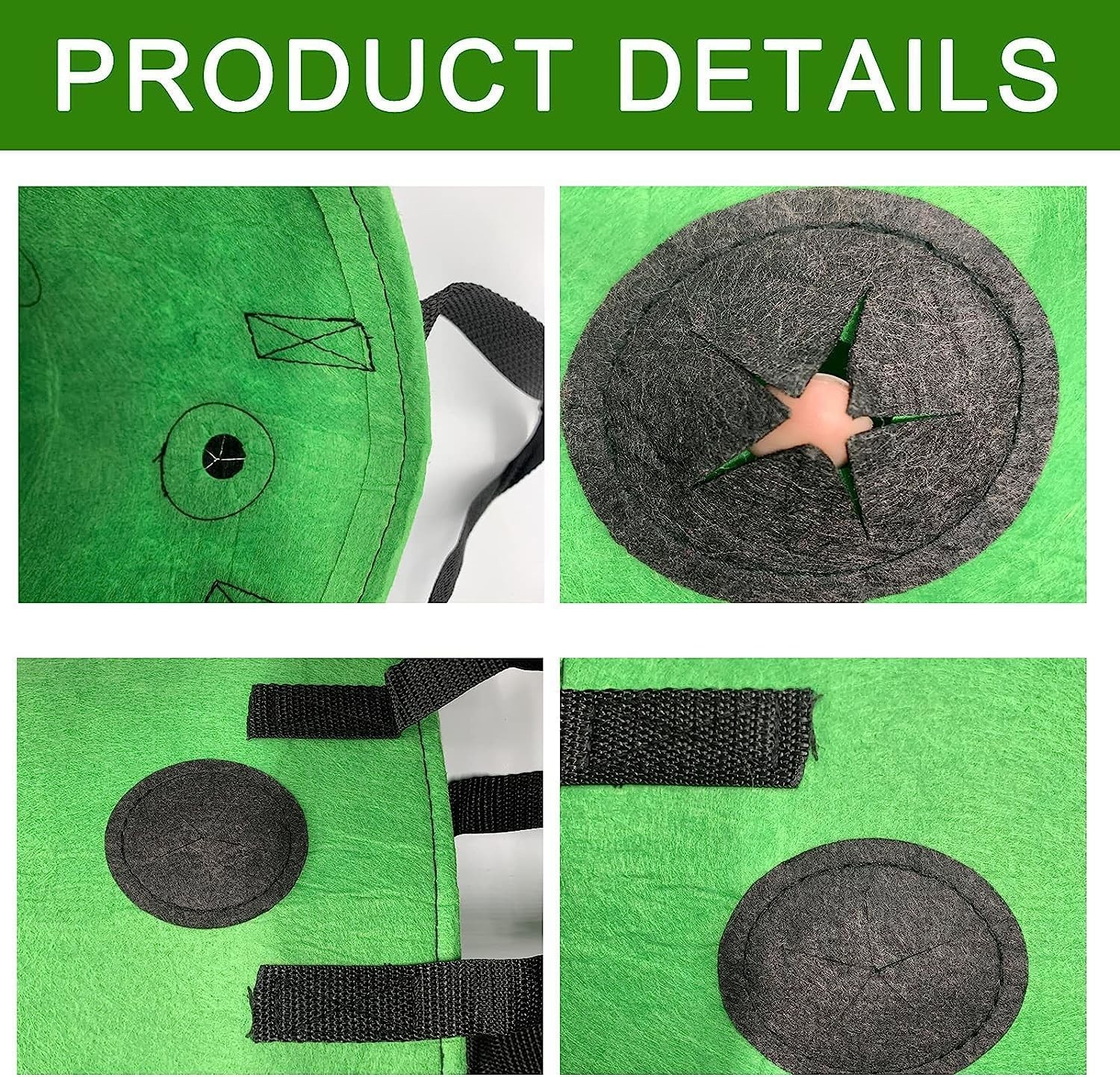Strawberry Grow Bags, No Gauze Growing Bag, Hole Upside Down Planter Handling Planter Bags, Planting Strawberries