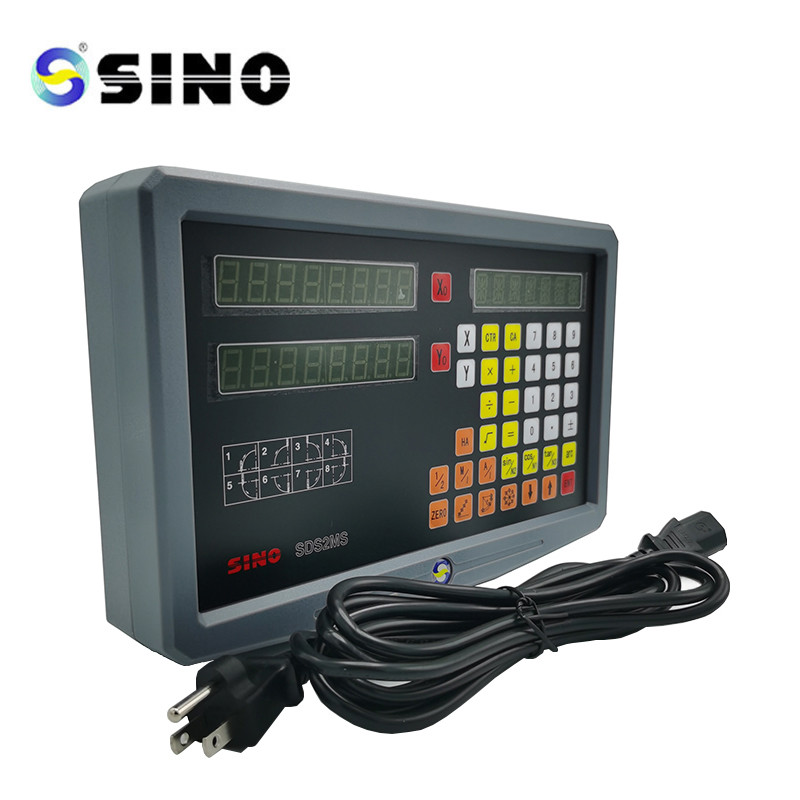 SDS 2MS DRO Kits Glass Linear Scale For Milling Lathe TTL SINO 2 Axis Digita Readout Test Instrument System