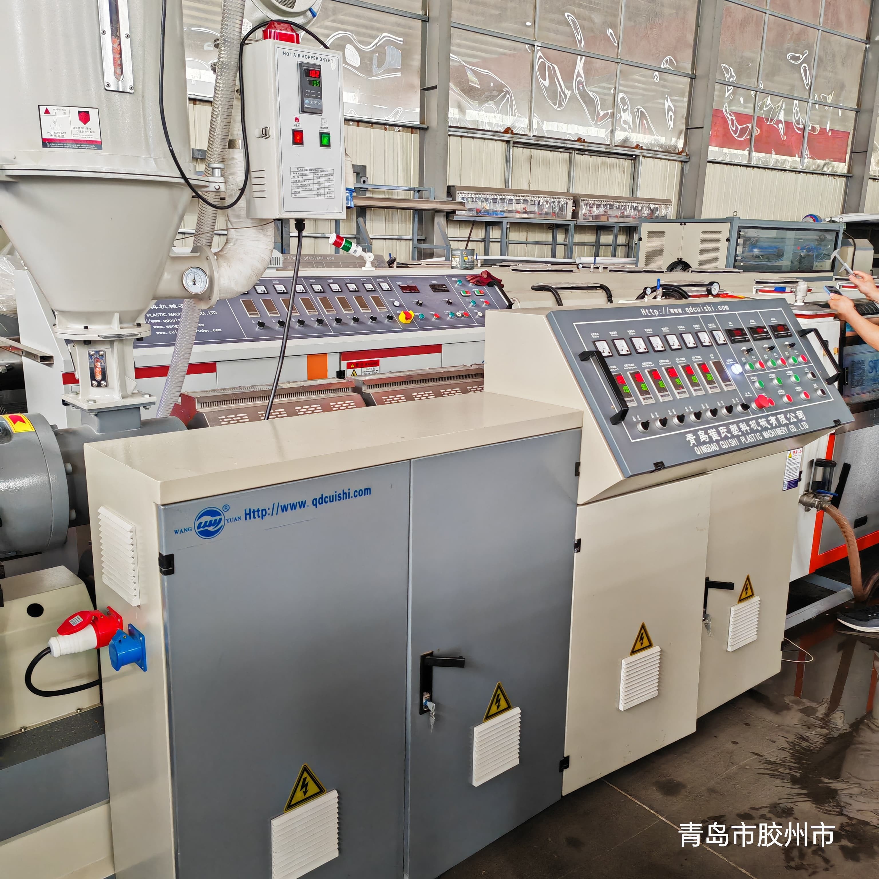 50-200mm Pipe Id HDPE Carbon Spiral Pipe Machine Fully Automatic Grade