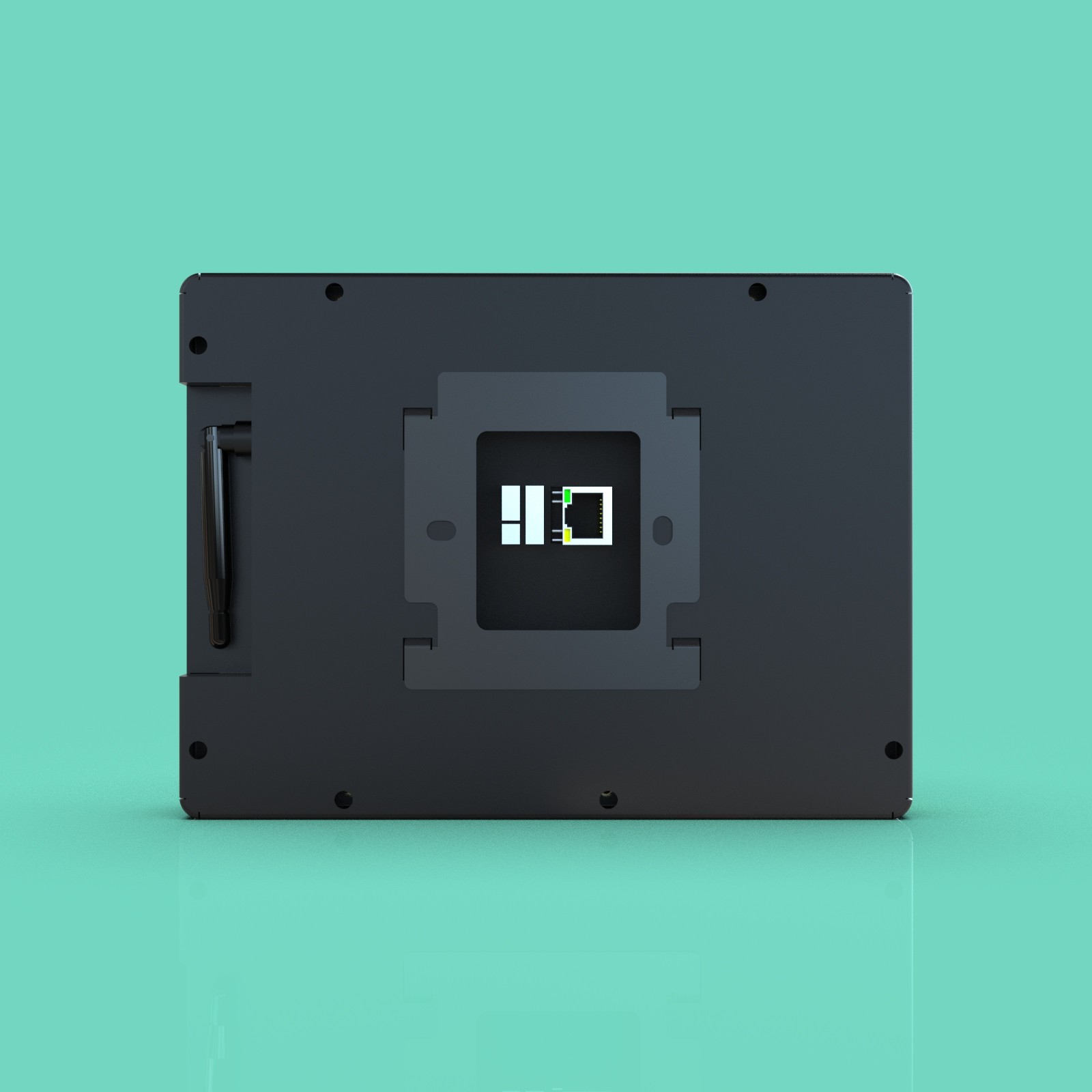 JP187 8-Inch Wall-Mounted Full-Metal Touch All-in-One Machine 10-Point Touch Full-Lamination Technology