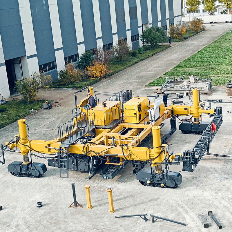 Road Construction Slip Form Machine Paver Paving Speed 0-6 M/Min For Versatile Paving