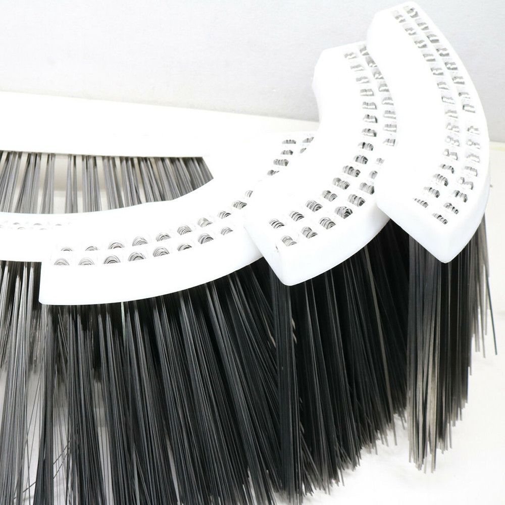 Flat Steel Wire 26" Sweeper Gutter Brooms 38KG For Elgin Road Sweeper