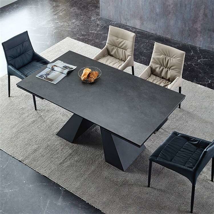 Marble / Sintered Stone / Quartz Stone Dining Table 6 Seater Luxury