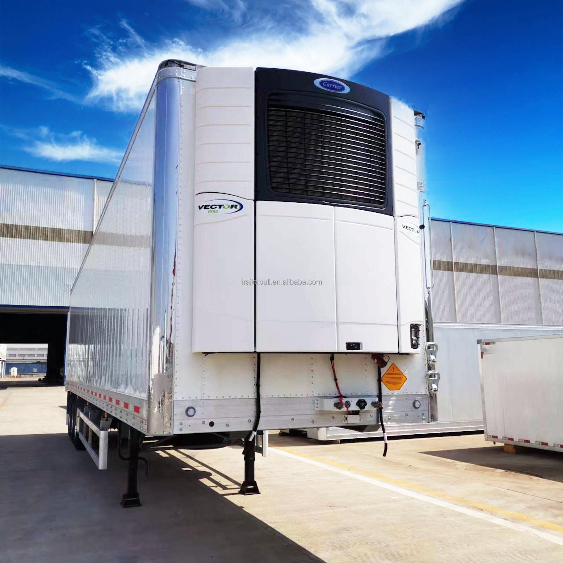 Aluminum Composite Sandwich Insulation Walls 53FT Reefer Truck Semi-Trailer