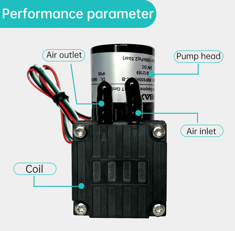 Oil Free Diaphragm Vacuum Pump Adjustable Positive And Negative Pressure Portable Laboratory Air Pump Small