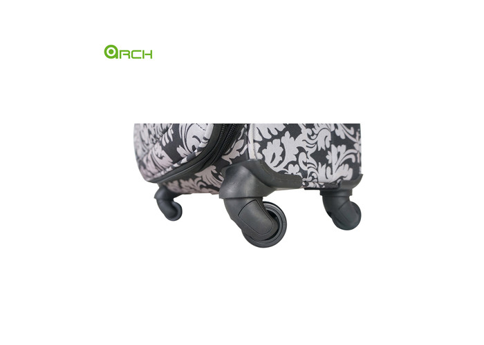 Printing Material Soft Sided Luggage with Two Pockets