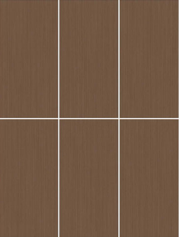 Wooden Surface Scratch-Resistant Matte Finish 60x120cm Dark Brown Outside Curtain Wall Porcelain Tile For Courtyard