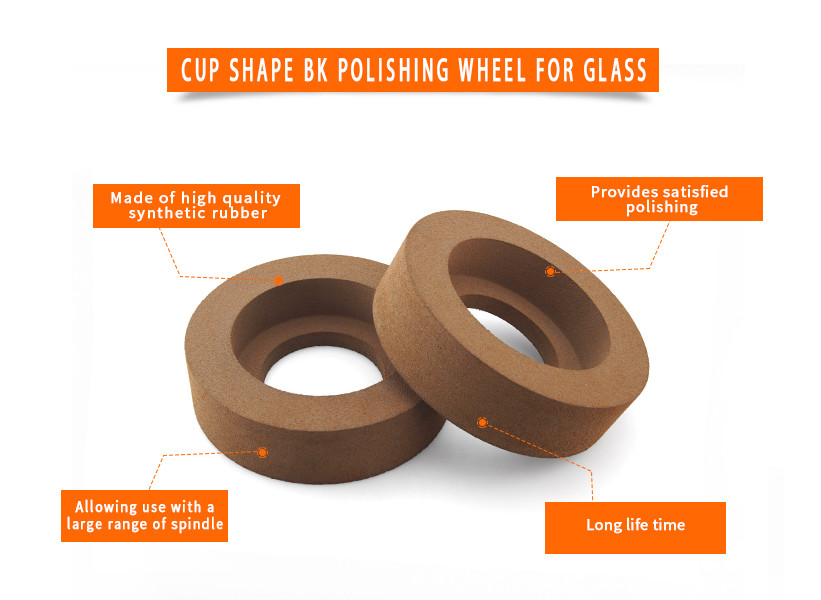 Artifex BK Glass Polishing Wheel Grits Cup Abrasive Polishing Disc
