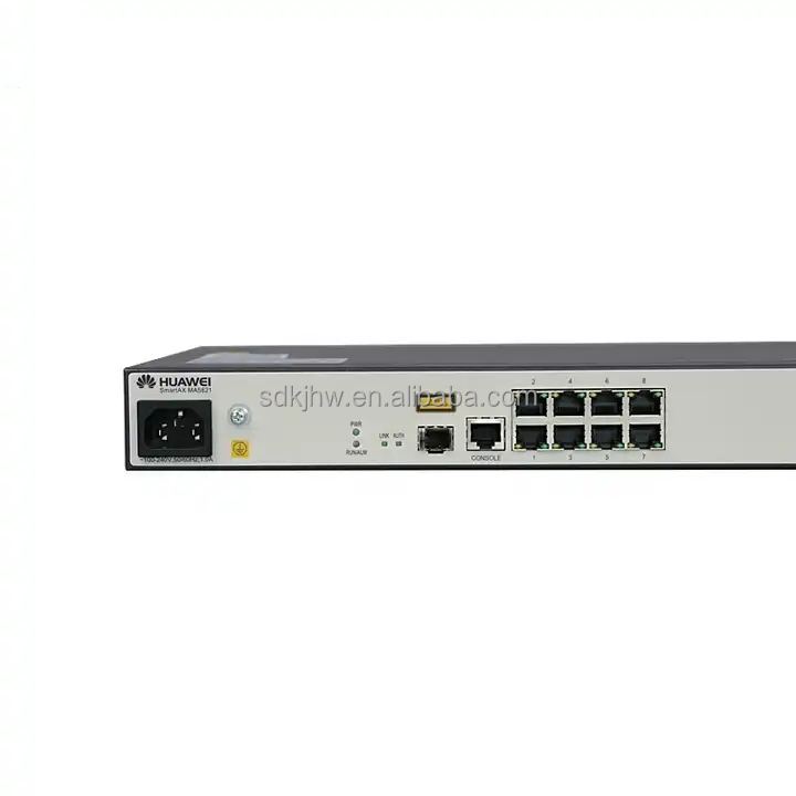 MA5821 8GE 8/16/24 FE/GE 24 Port 10G EPON GPON OLT MDU 6kv Power Port for FTTH FTTB FTTX Network