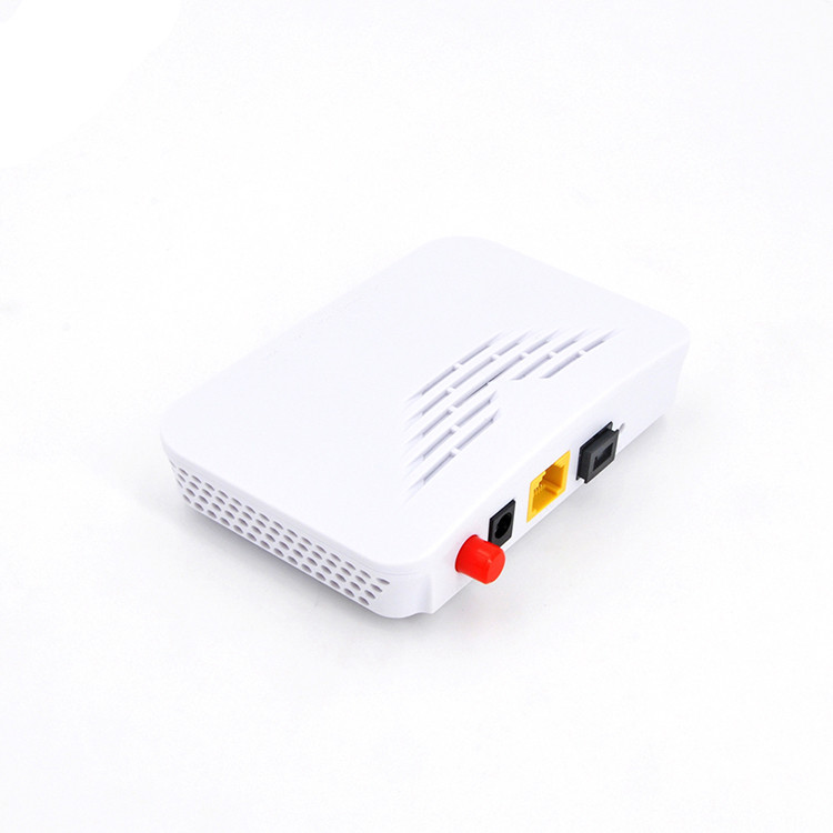 1 Pon White Onu Wireless Router Ont Optical Network APC 0.5A