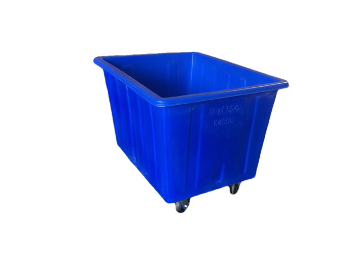500kg Bulk Linen Laundry Basket Trolly Lightweight Durable