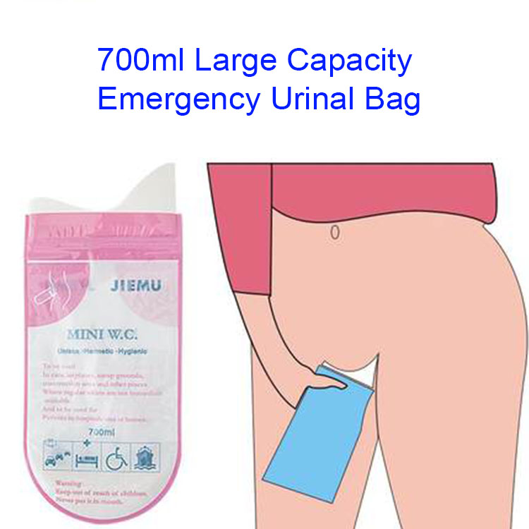 700CC Urine Bag Disposable Camping Collection Emergency Urinal Bag for Men and Women Portable Pee Bag for Travel Traffic jam