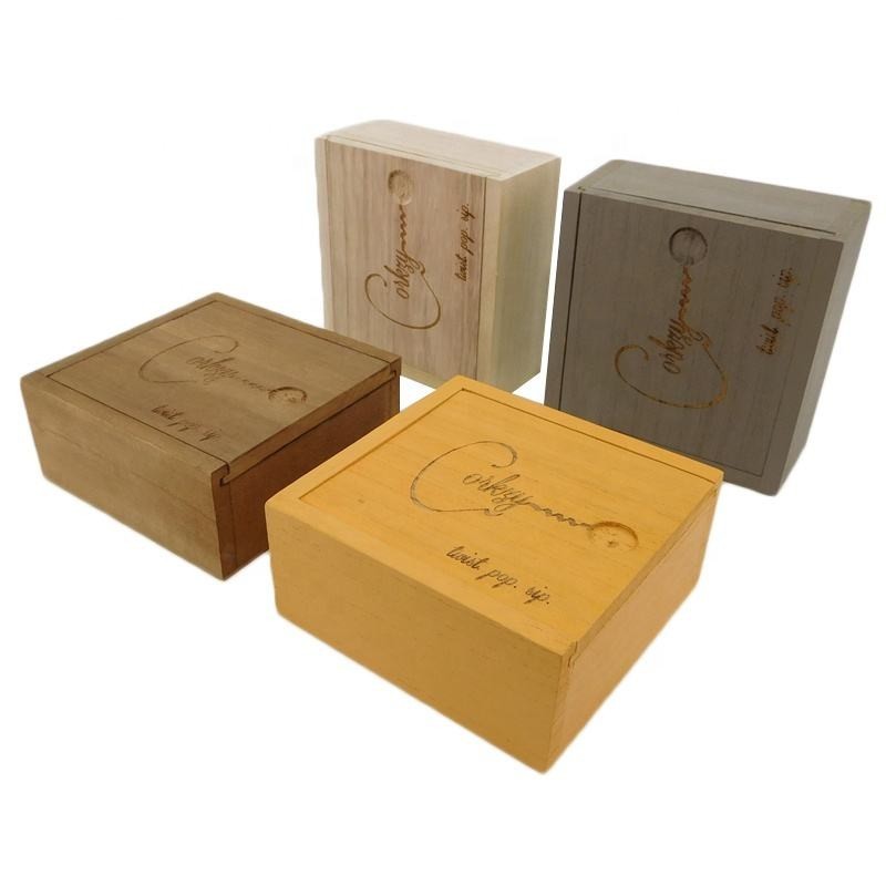 Multi Purpose Wood Gift Packaging Boxes Solid Wood Keepsake Box